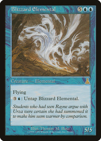 Blizzard Elemental [Urza's Destiny]