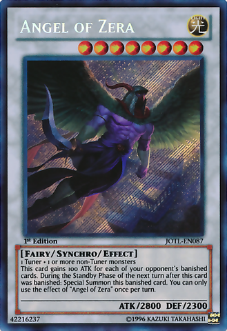 Angel of Zera [JOTL-EN087] Secret Rare