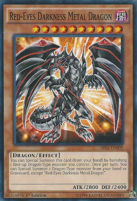 Red-Eyes Darkness Metal Dragon [SR02-EN009] Common