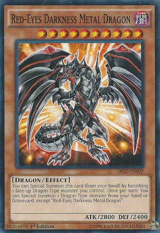 Red-Eyes Darkness Metal Dragon [SR02-EN009] Common