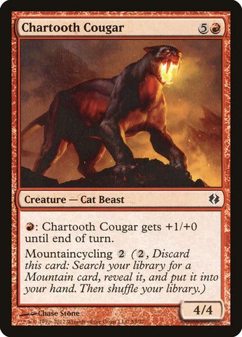 Chartooth Cougar [Duel Decks: Venser vs. Koth]