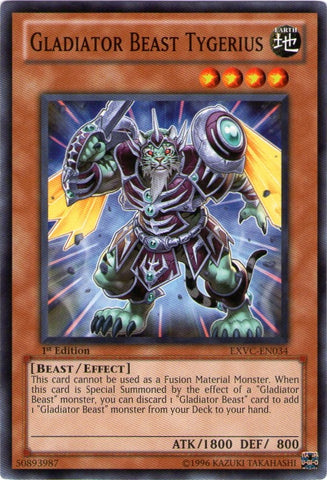 Gladiator Beast Tygerius [EXVC-EN034] Common