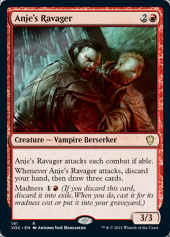 Anje's Ravager [Innistrad: Crimson Vow Commander]