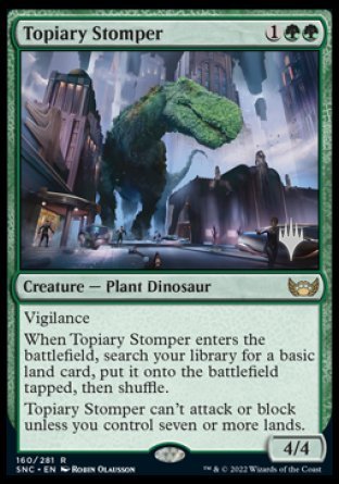 Topiary Stomper (Promo Pack) [Streets of New Capenna Promos]