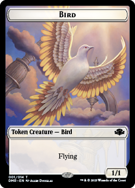 Zombie // Bird Double-Sided Token [Dominaria Remastered Tokens]