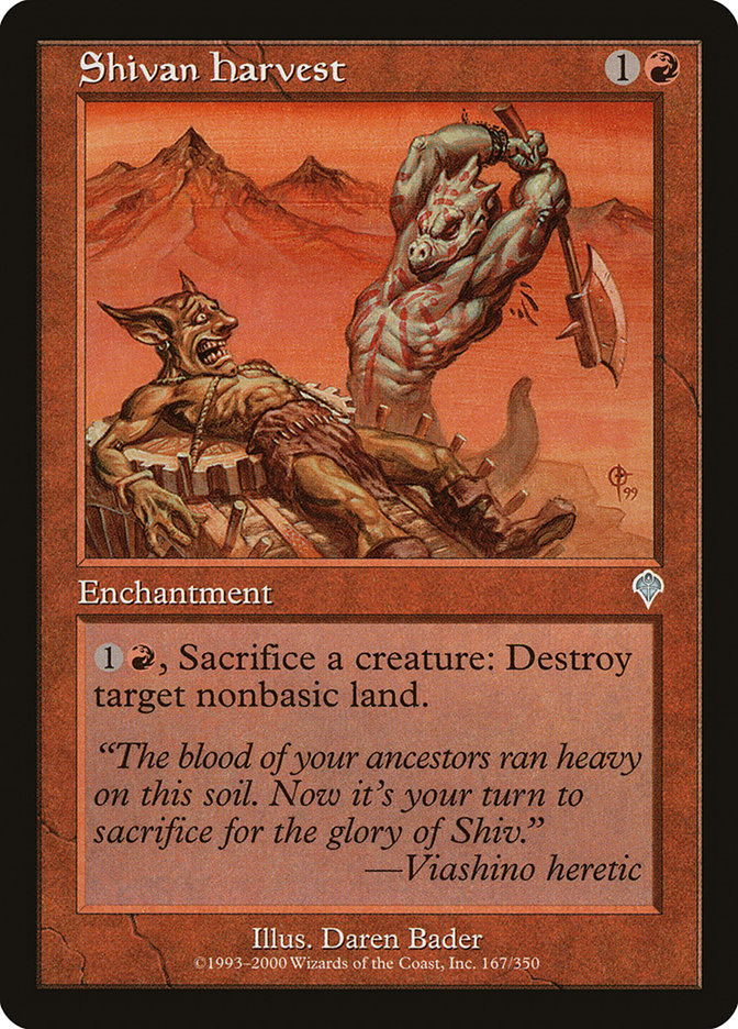 Shivan Harvest [Invasion] | GameZilla
