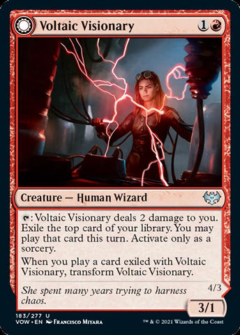 Voltaic Visionary // Volt-Charged Berserker [Innistrad: Crimson Vow]