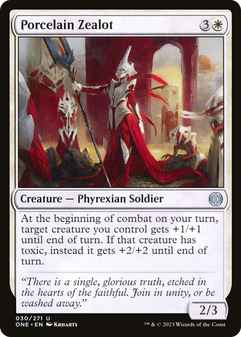 Porcelain Zealot [Phyrexia: All Will Be One]