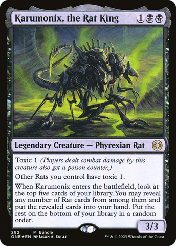 Karumonix, the Rat King (Bundle) [Phyrexia: All Will Be One]