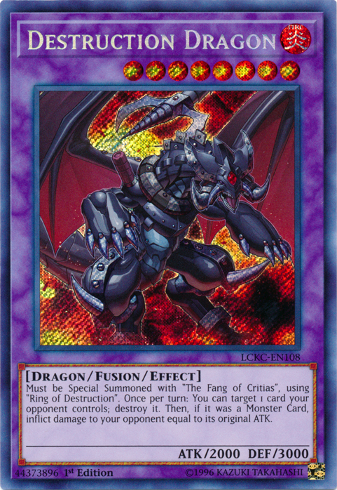 Destruction Dragon [LCKC-EN108] Secret Rare