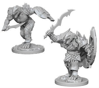 D&D Unpainted Minis WV4 Dragonborn Male Fighter