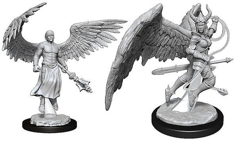 D&D Unpainted Minis WV13 Deva And Erinyes
