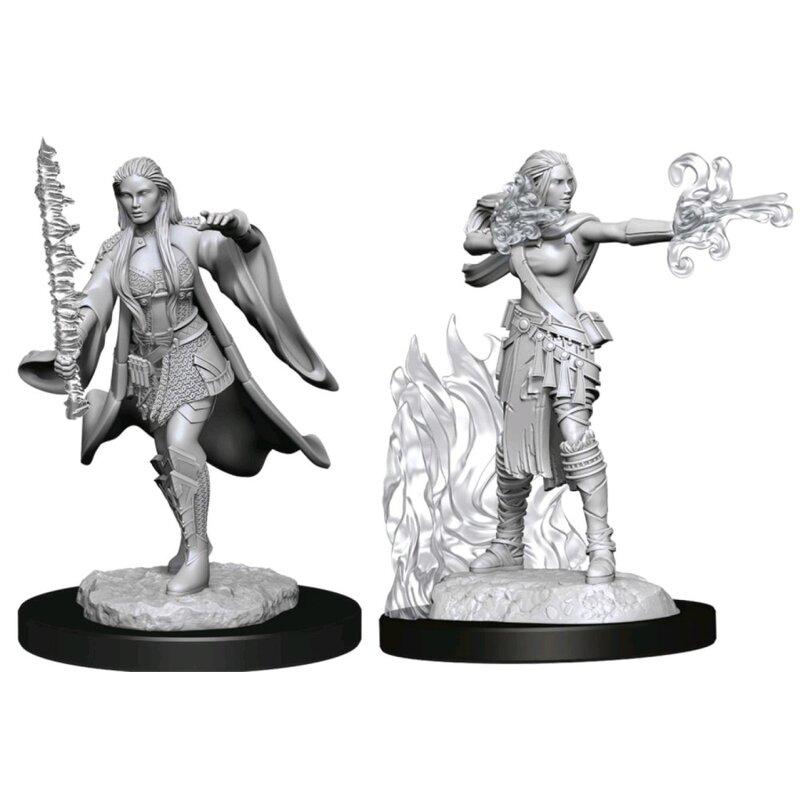 D&D Unpainted Minis WV13 Warlock/Sorcerer Female