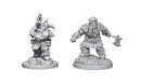 D&D Unpainted Minis WV6 Male Dwarf Barbarian