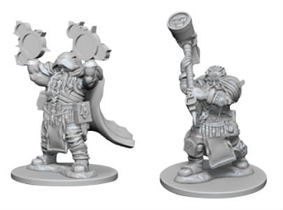 D&D Unpainted Minis WV2 Dwarf Male Cleric