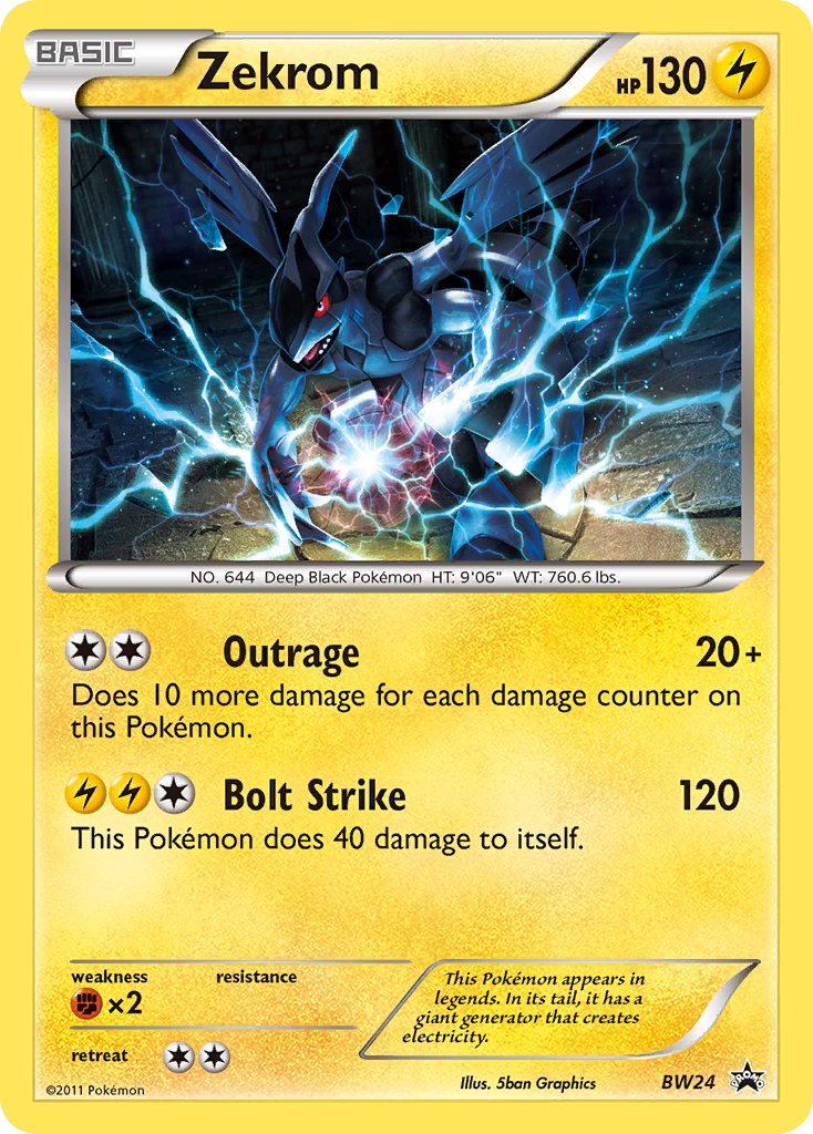 Zekrom (BW24) [Black & White: Black Star Promos]