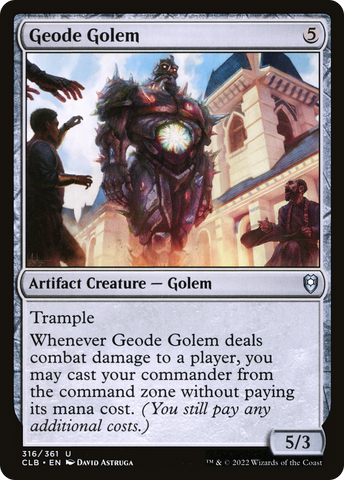 Geode Golem [Commander Legends: Battle for Baldur's Gate]