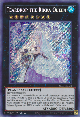 Teardrop the Rikka Queen [SESL-EN022] Secret Rare