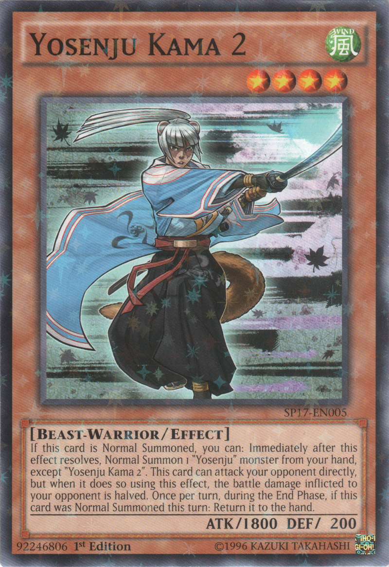 Yosenju Kama 2 (Starfoil) [SP17-EN005] Starfoil Rare