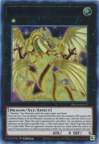 Number 100: Numeron Dragon (Blue) [DLCS-EN117] Ultra Rare