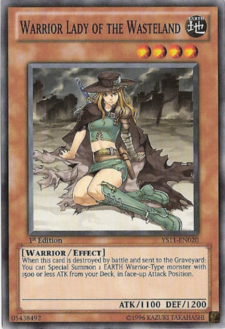 Warrior Lady of the Wasteland [YS11-EN020] Common