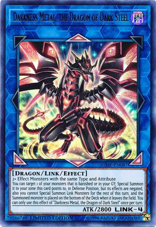 Darkness Metal, the Dragon of Dark Steel [JUMP-EN087] Ultra Rare