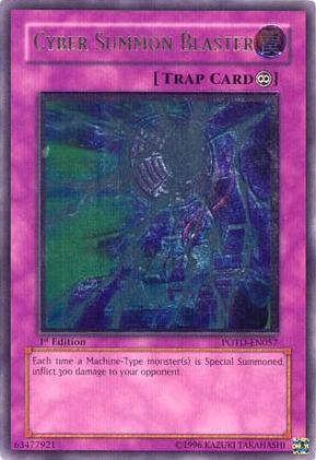 Cyber Summon Blaster (UTR) [POTD-EN057] Ultimate Rare