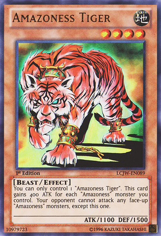 Amazoness Tiger [LCJW-EN089] Ultra Rare