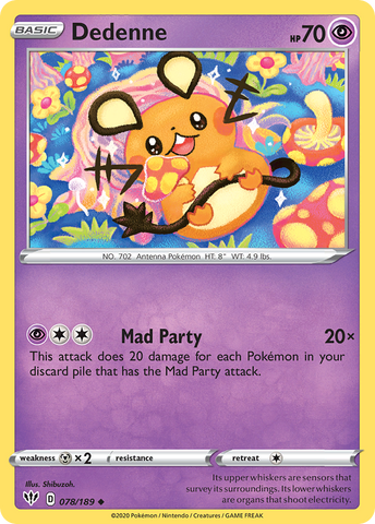 Mew V (069/189) (Jumbo Card) [Sword & Shield: Darkness Ablaze]