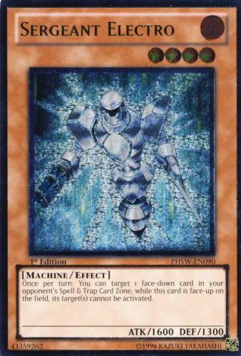 Sergeant Electro (UTR) [PHSW-EN090] Ultimate Rare
