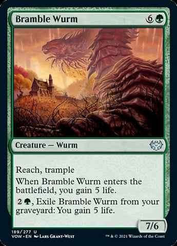 Bramble Wurm [Innistrad: Crimson Vow]