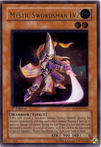 Mystic Swordsman LV2 (UTR) [SOD-EN011] Ultimate Rare