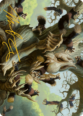 Scurry Oak Art Card (Gold-Stamped Signature) [Modern Horizons 2 Art Series] | GameZilla