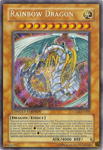 Rainbow Dragon [CT04-EN005] Secret Rare
