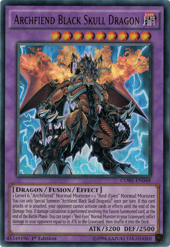 Archfiend Black Skull Dragon [CORE-EN048] Ultra Rare