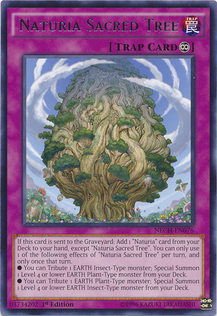 Naturia Sacred Tree [NECH-EN076] Rare