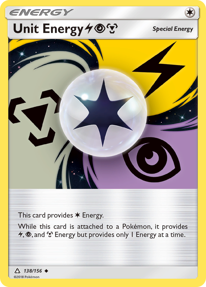 Unit Energy (138/156) (Lightning, Psychic, Metal) [Sun & Moon: Ultra Prism]