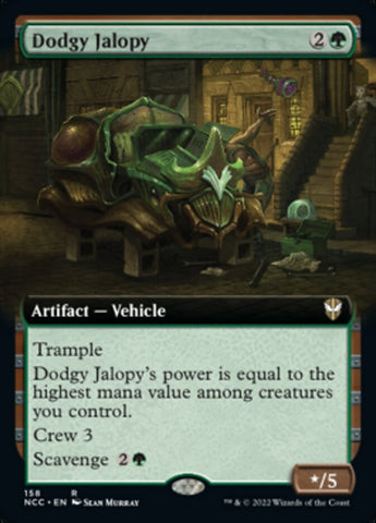 Dodgy Jalopy (Extended Art) [Streets of New Capenna Commander]