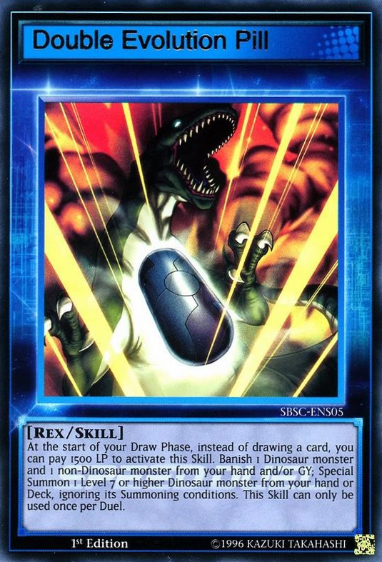 Double Evolution Pill (Skill Card) [SBSC-ENS05] Ultra Rare