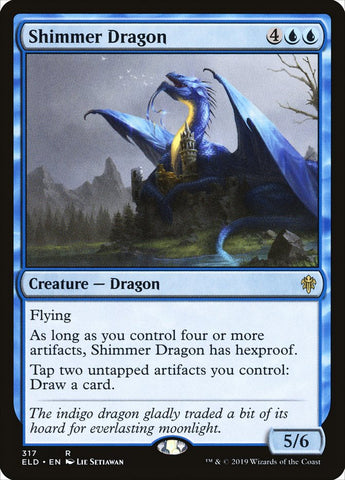 Shimmer Dragon [Throne of Eldraine]