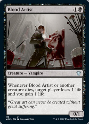 Blood Artist [Innistrad: Crimson Vow Commander]