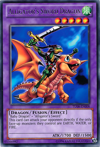 Alligator's Sword Dragon [TU08-EN008] Rare