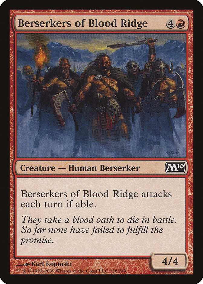 Berserkers of Blood Ridge [Magic 2010] | GameZilla