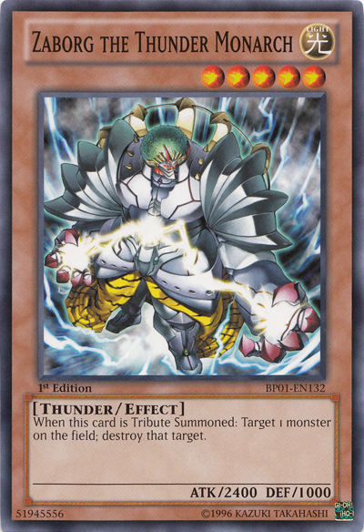 Zaborg the Thunder Monarch [BP01-EN132] Common