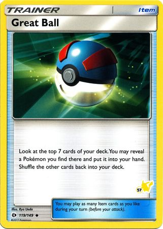 Great Ball (119/149) (Pikachu Stamp #57) [Battle Academy 2020]