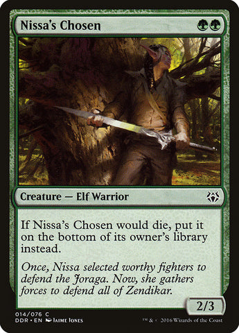 Nissa's Chosen [Duel Decks: Nissa vs. Ob Nixilis]