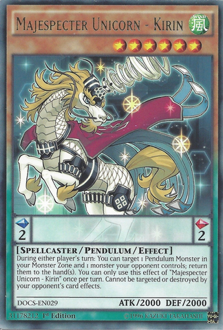 Majespecter Unicorn - Kirin [DOCS-EN029] Rare