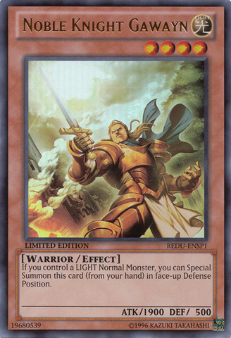 Noble Knight Gawayn [REDU-ENSP1] Ultra Rare