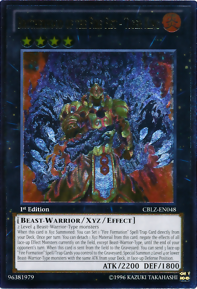 Brotherhood of the Fire Fist - Tiger King (UTR) [CBLZ-EN048] Ultimate Rare