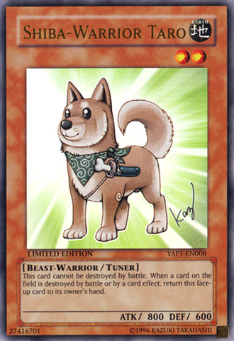 Shiba-Warrior Taro [YAP1-EN008] Ultra Rare